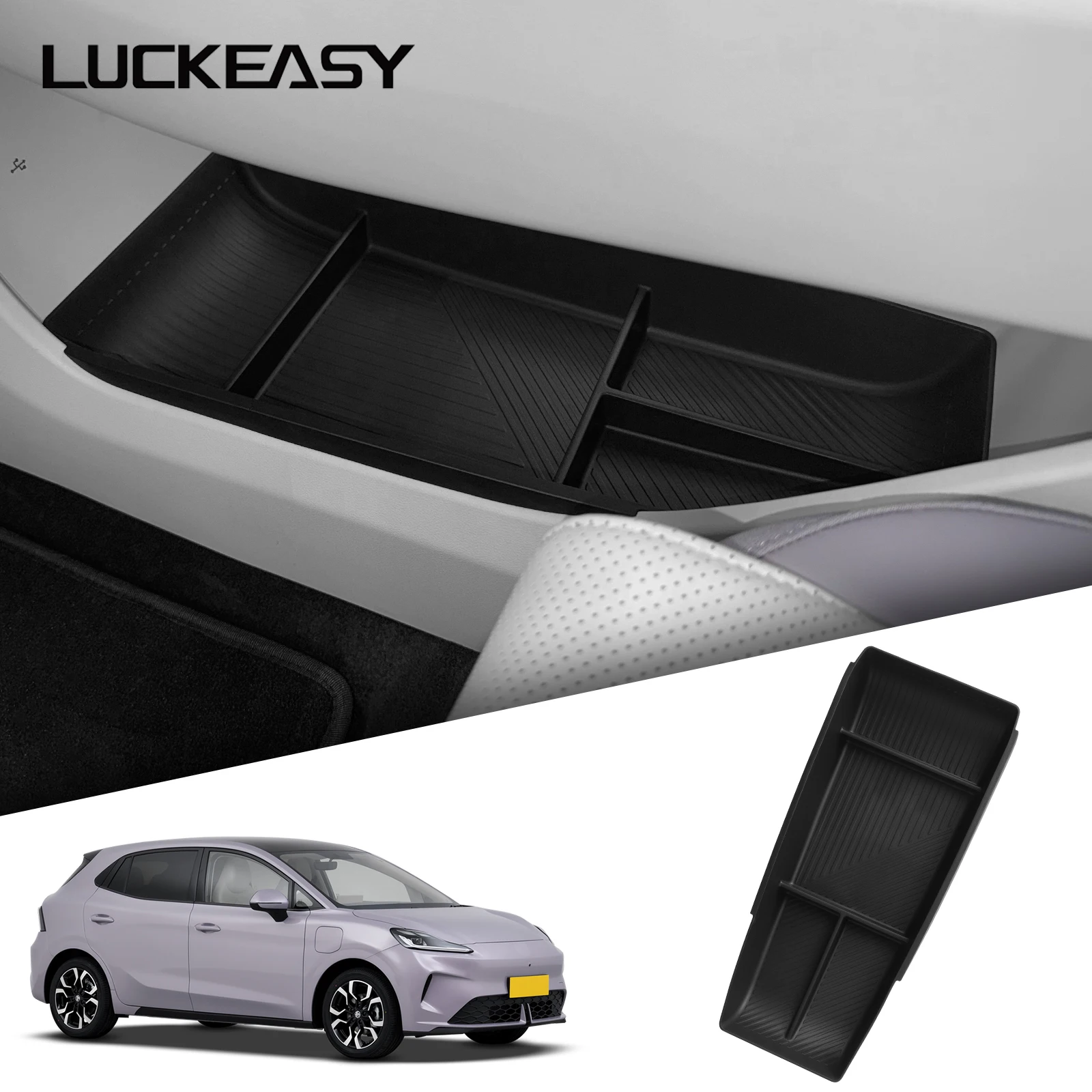 

for MG4 MG 4 2025 Center Console Lower Layer Storage Box Organizer Tidying Interior Accessories Car Storage Box