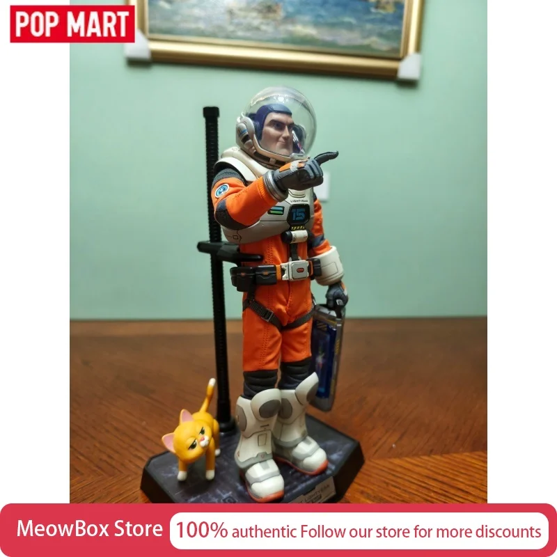 

Genuine Pop Mart Gong Lightyear Buzz Lightyear Cloth Action Figure Buzz Lightyear Xl15 Surprise Box Miraculous Boys Toys Doll