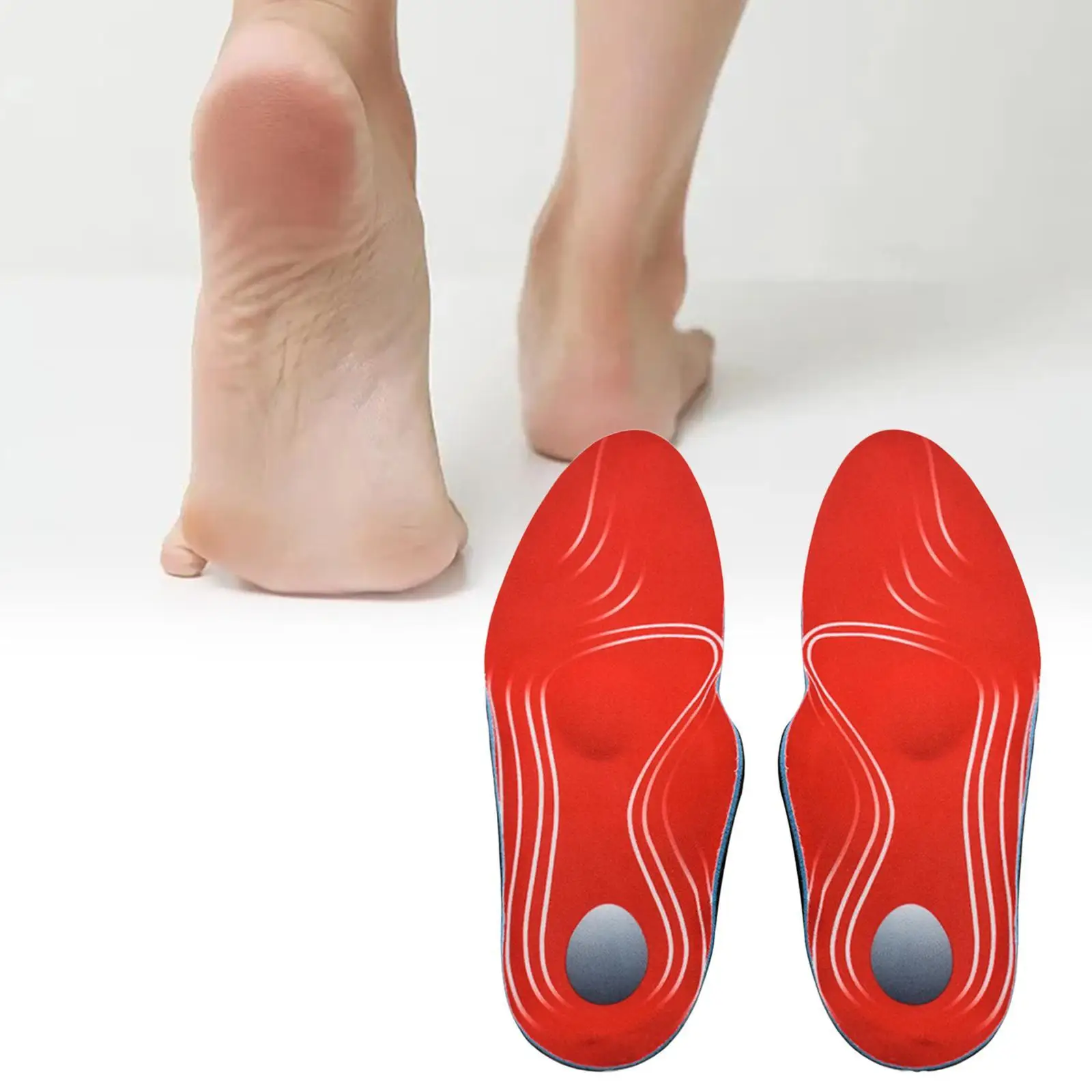 Orthopedic Arch Support Insoles Soft Breathable Shoe Inserts for Sports Shoes Men Women Foot Pain Relief