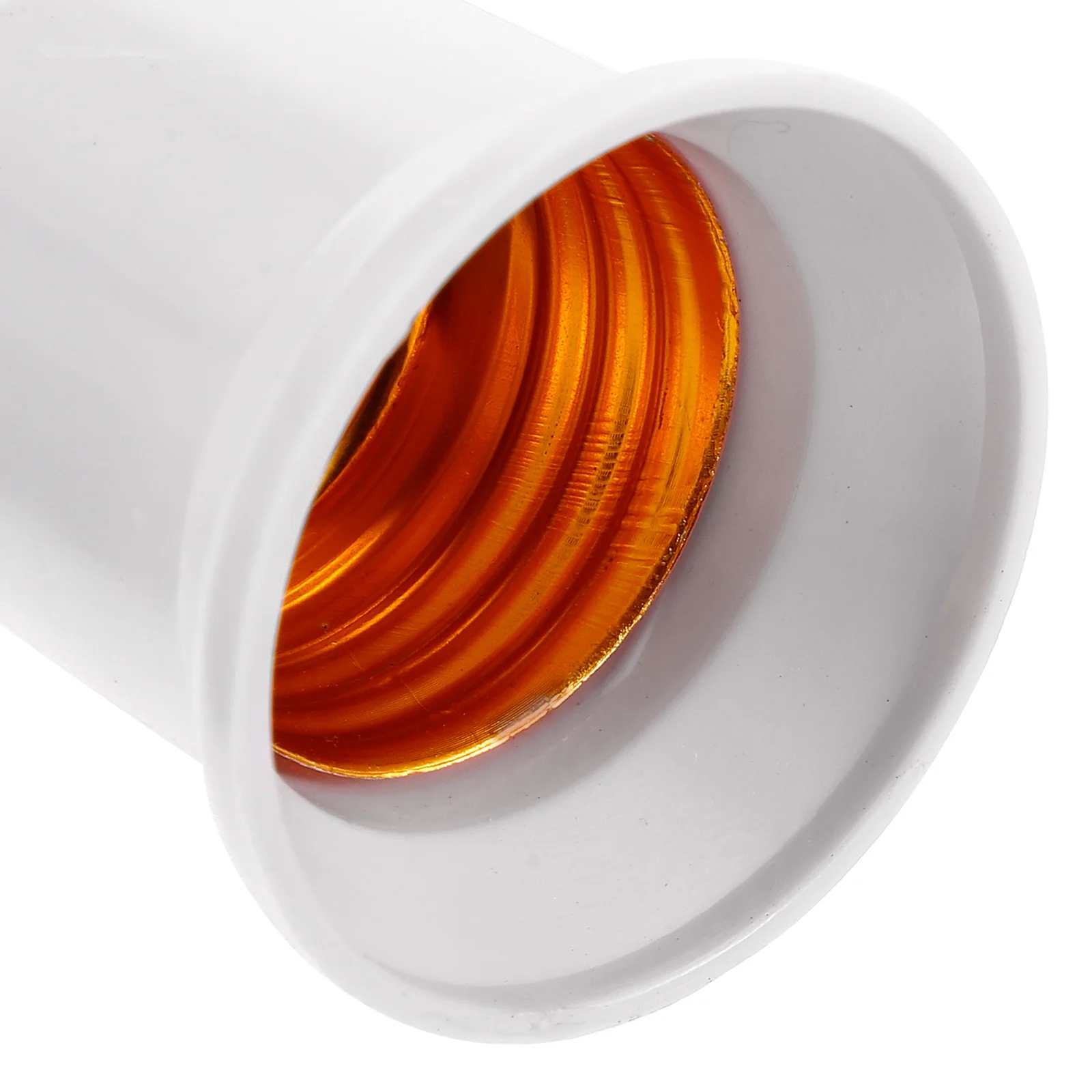 

Light Bulb Socket Adapter E14 to E27 Converter Plastic Lamp Base Converter No Tool Installation Indoor Use for Home Office Store