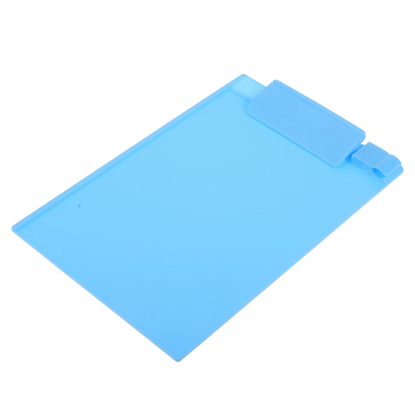 

Plastic A5 Clipboard Profile Clip Paper Holder Writing Folders for School Classrooms Office (Sky-blue)