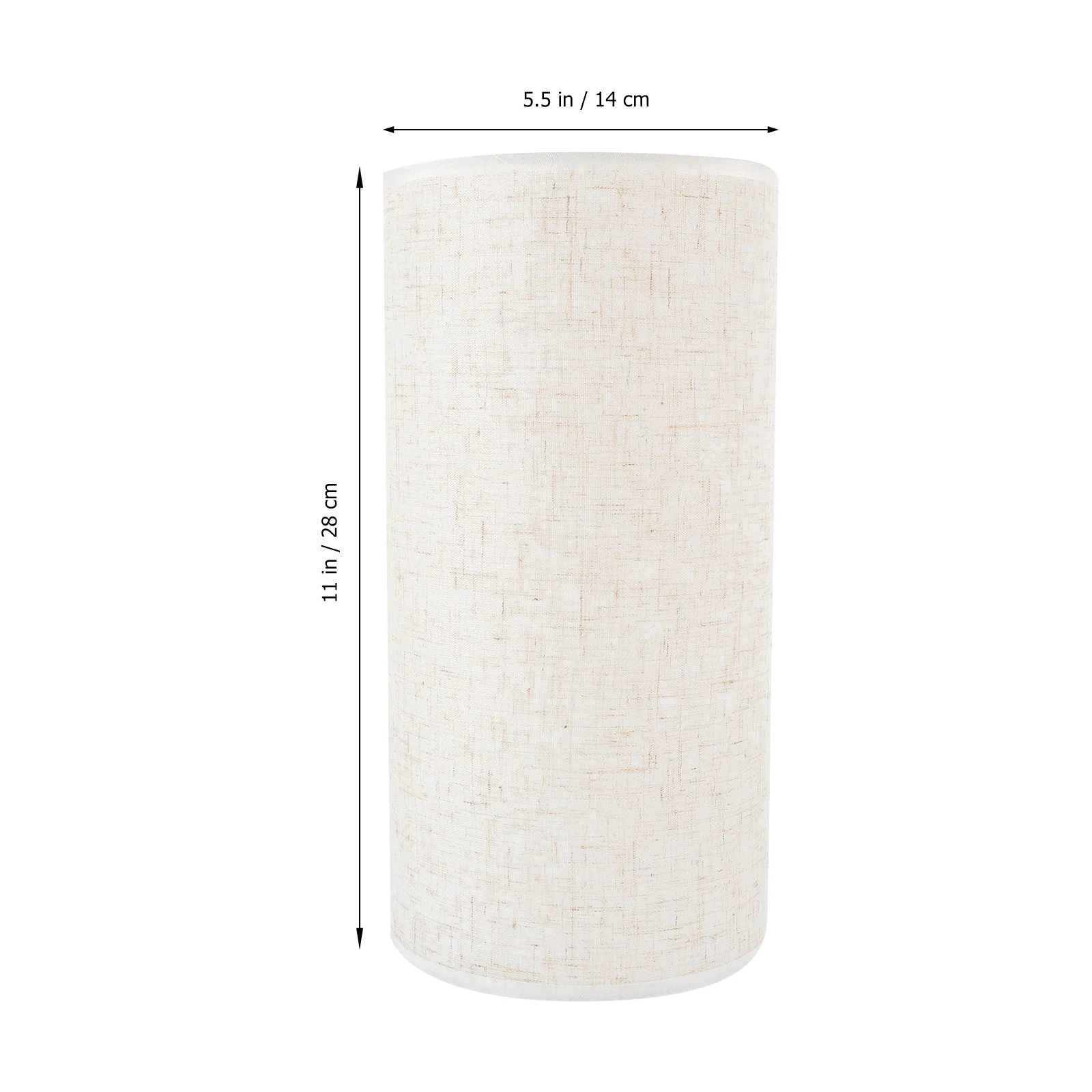 Abajur de linho cilíndrico 14x28cm natural artesanal tambor sombra para mesa chão pingente lâmpadas proteção para os olhos iluminação quente casa