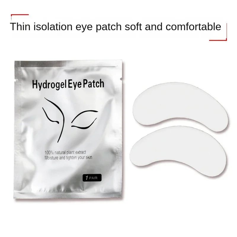 New 50 Pairs U Shape Eyelashes Gel Patch Grafting Eyelash Under Pads Foam Eye Patches for Eyelash Extension Paper Sticker Wraps