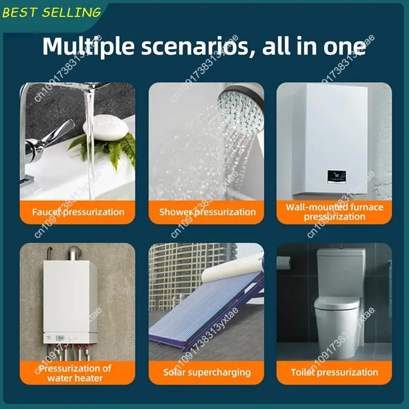 

N09R-бытовой насос для повышения давления воды, 24 В, автоматический усилитель давления воды для душа, водонагреватель, насос для душа, вилка стандарта США