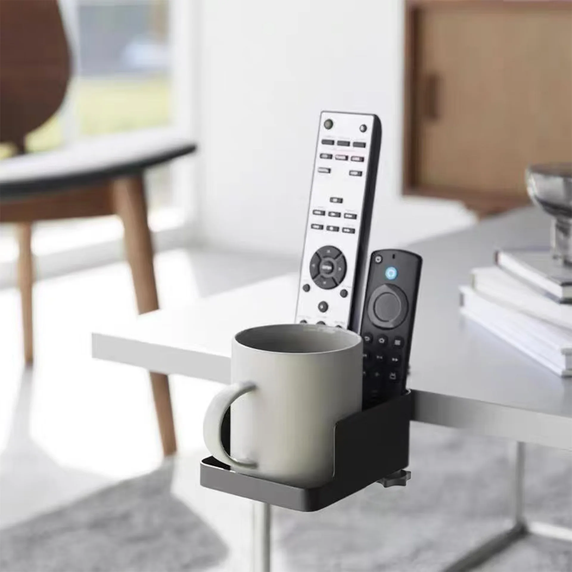 Adjustable Table Hanging Rack Multi-purpose Remote Control Phone Water Cup Small Potted Plant Storage Rack