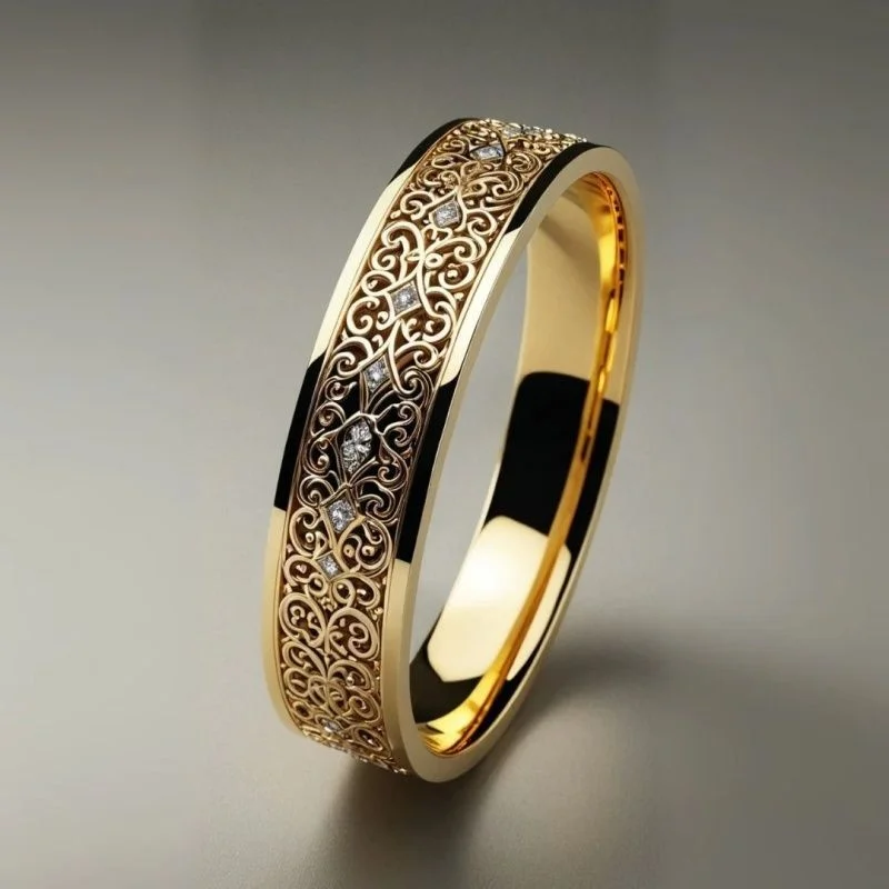 New Arrival Copper Gold-Plated Royal Blue High-End Ring, European Light Luxury Unique Pave Diamond Row Band Ring
