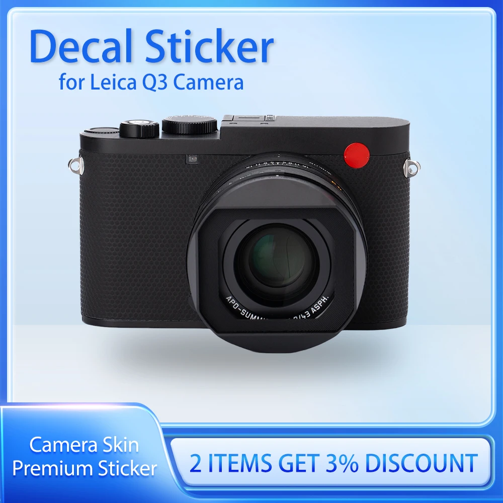 

Q3 Camera Skin Q3 Decal Skin For Leica Q3 Camera Sticker Wrap Q 3 Protective Film Protector Cover Film Photography Accessories