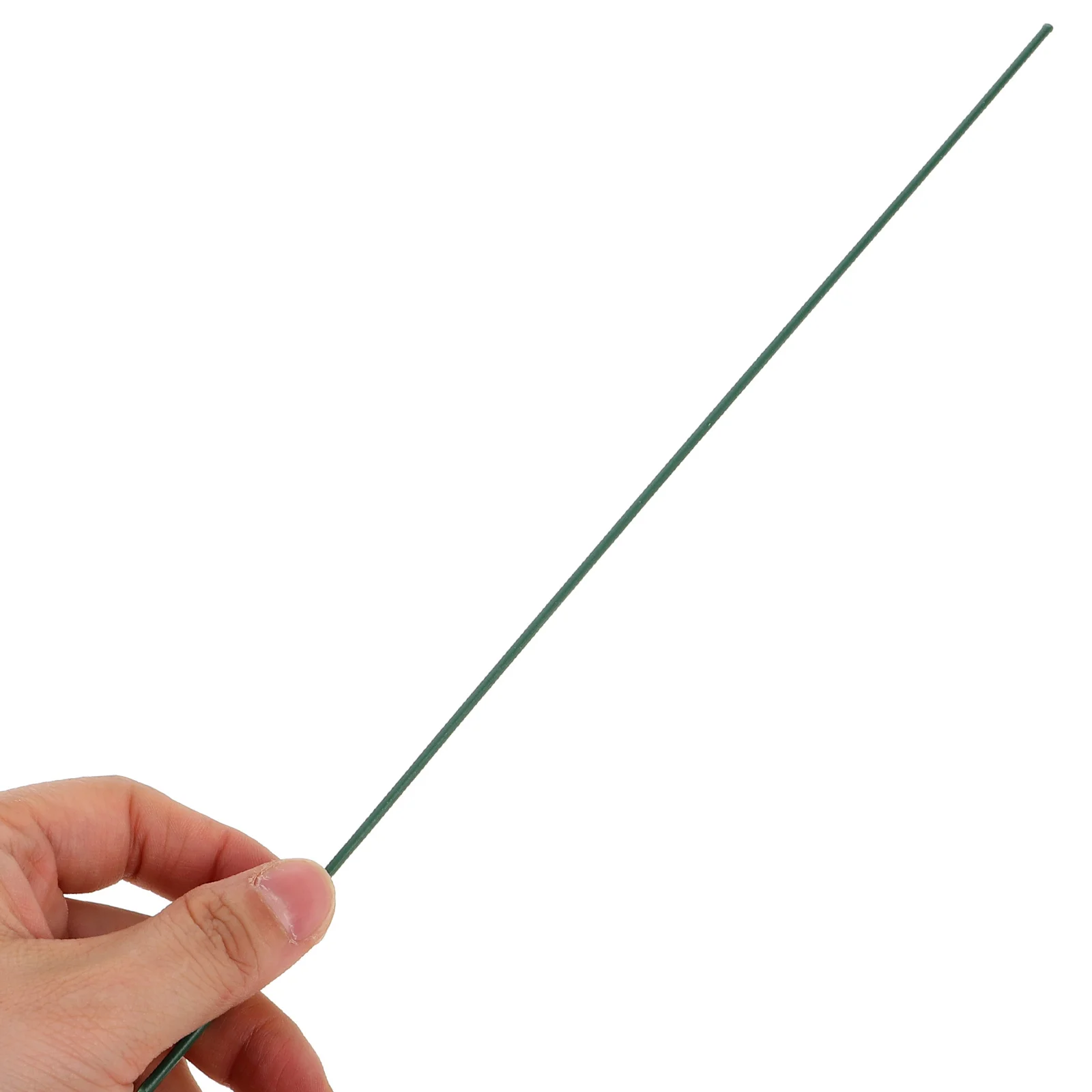 مجموعة واحدة من شريط الزهور الخضراء وسيقان الأسلاك المرنة DIY للزهور الاصطناعية وترتيب الزهور ومستلزمات الحرف اليدوية وشريط بائع الزهور باللون الأخضر #3