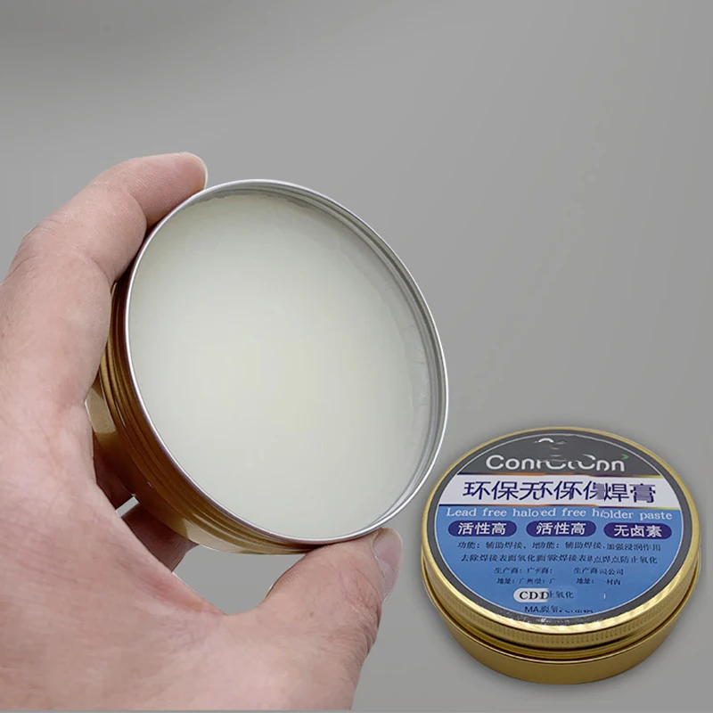 Imagem -02 - Ferramenta de Solda Segura Creme de Solda Rápida Avançada Não Limpo Flux Paste Aço Inoxidável Cobre Bateria 18650