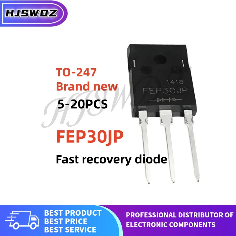 5-20PCS FEP30JP 30JP TO-247 Fast recovery diode 100% New and quality