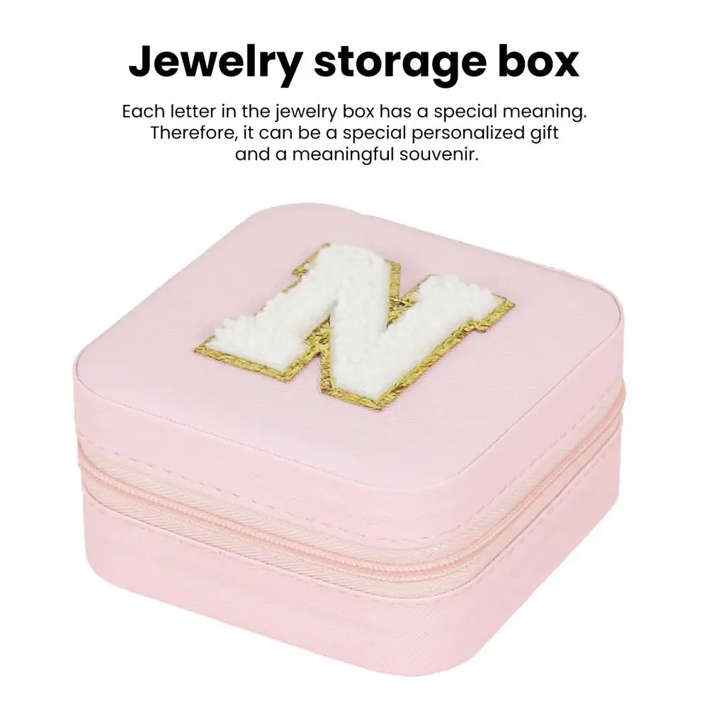 Premium Jewelry Storage Box Jewelry Storage Box with Foam Strips for Rings Waterproof Velvet Jewelry Holder Organizer for Women