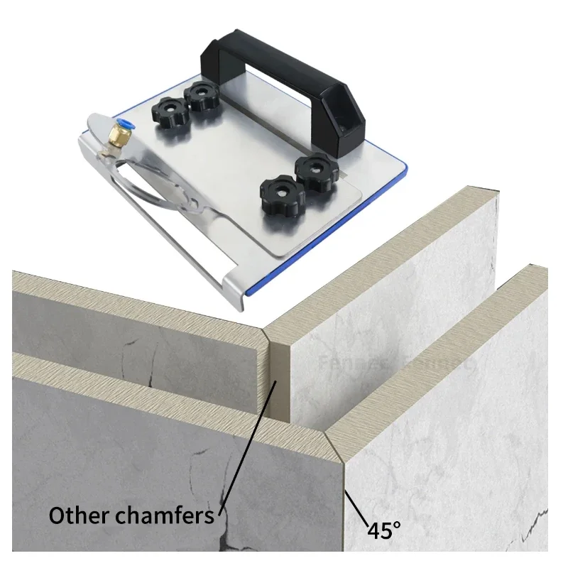 Angle Grinder Stand for Tile 45° Chamfer Cutting Angle Grinder Chamfering God for Cutting Tile Ceramic Stone 100 Hand Grinder