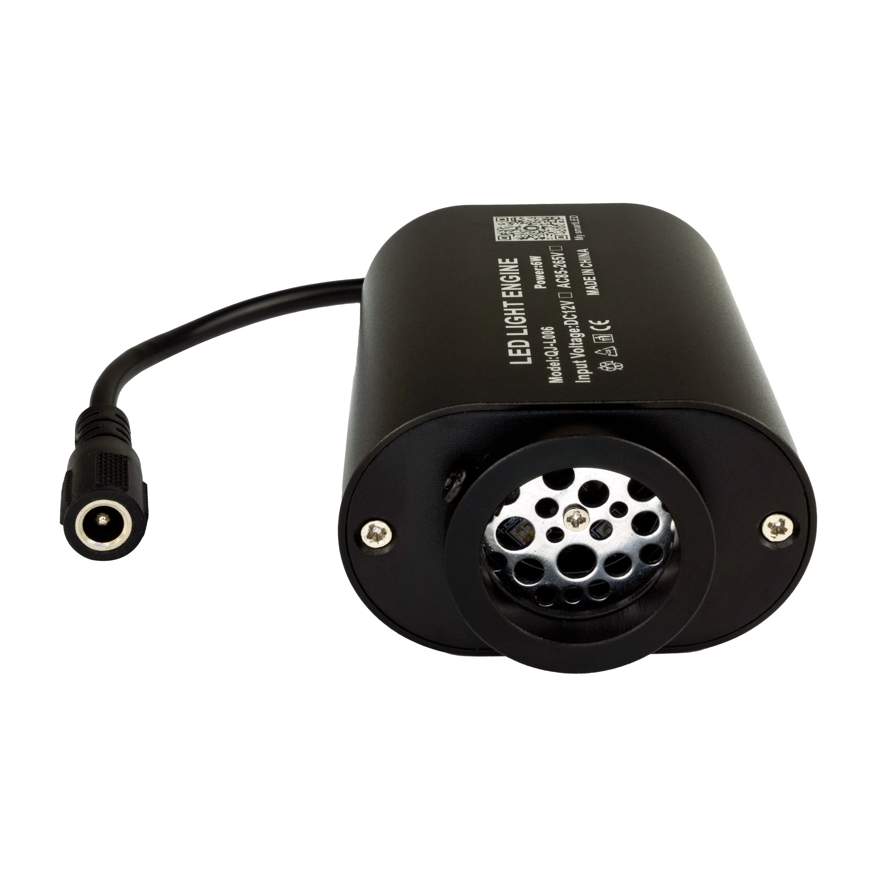 6W Twinkle& Sound Activated Fiber Optic Light Source RGBW Light Box Engine Diver APP/Remote Control Music Sensor Mode for Car Ho