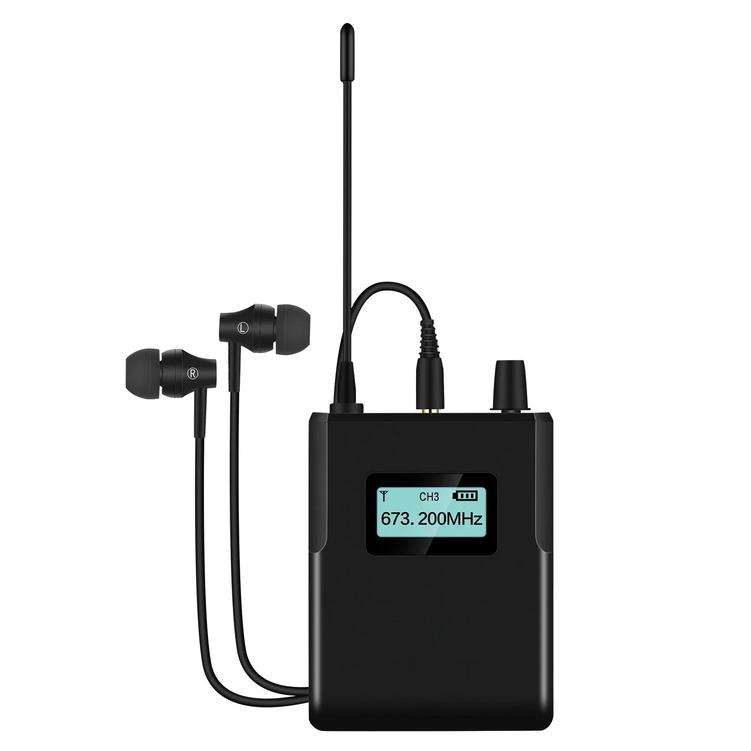 Live wireless earphone monitoring choir, orchestra, singers