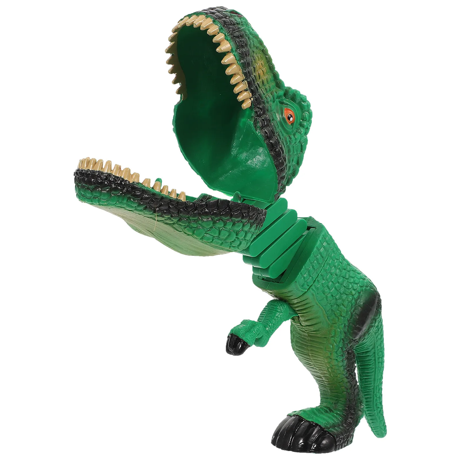 

Telescopic Spring Manipulator Clip Animal Cartoon Design Plastic Plaything for Children Finger Biting Game Motor Skill