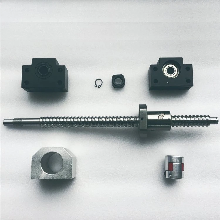 Premium SFU1605 Set: RM1605 Ball Screw C7 End Machined+1605 Ball Nut+Nut Housing+BK/BF12 End Support+Coupler For CNC Parts