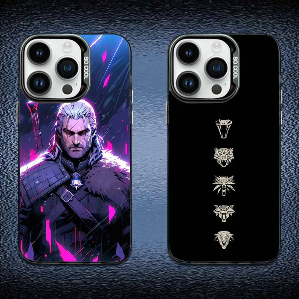 

Game T-The Witcher 3 Phone Case For iPhone 16,15,14,13,12,11,Mini,Pro,E,MAX Black Candy Matte Shockproof Cover