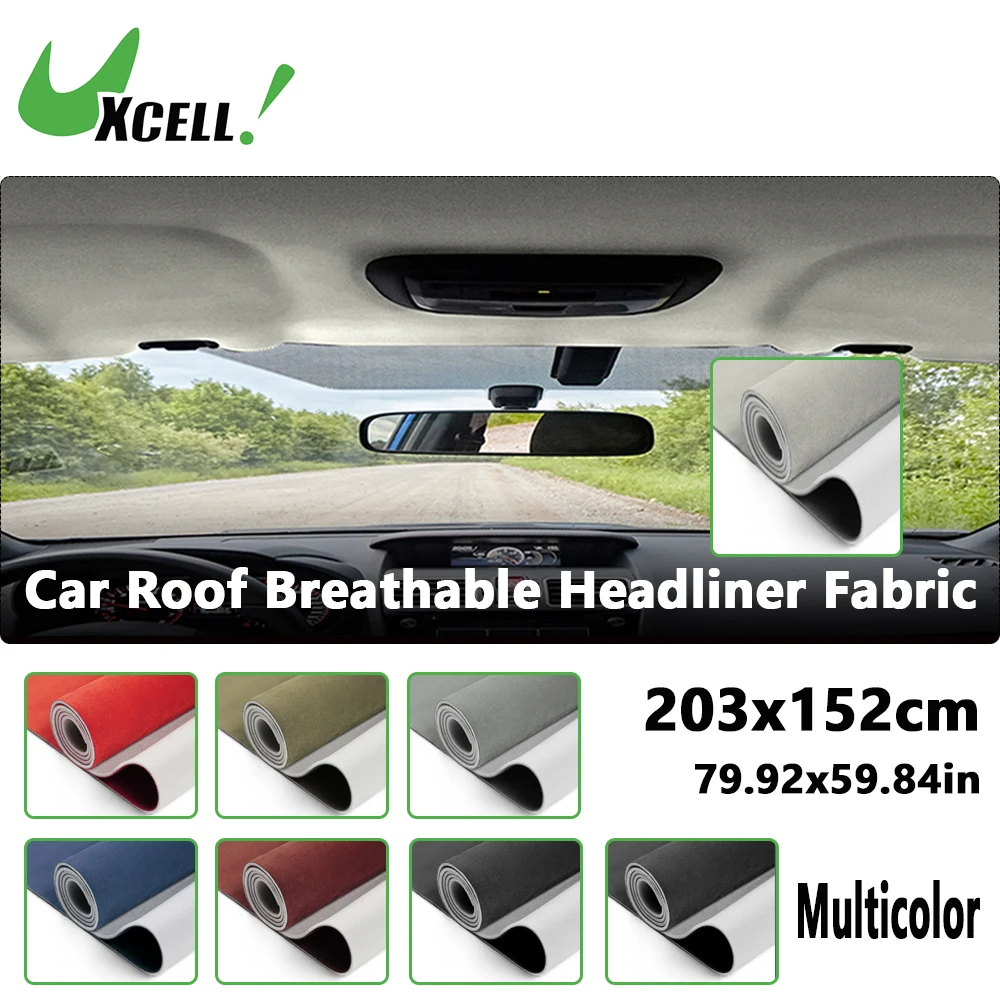 

UXCELL 160G Suede Headliner Fabric 203x152cm Interior Trim DIY Roof Repair Replacement Skylight Fabric Vehicle Supplies