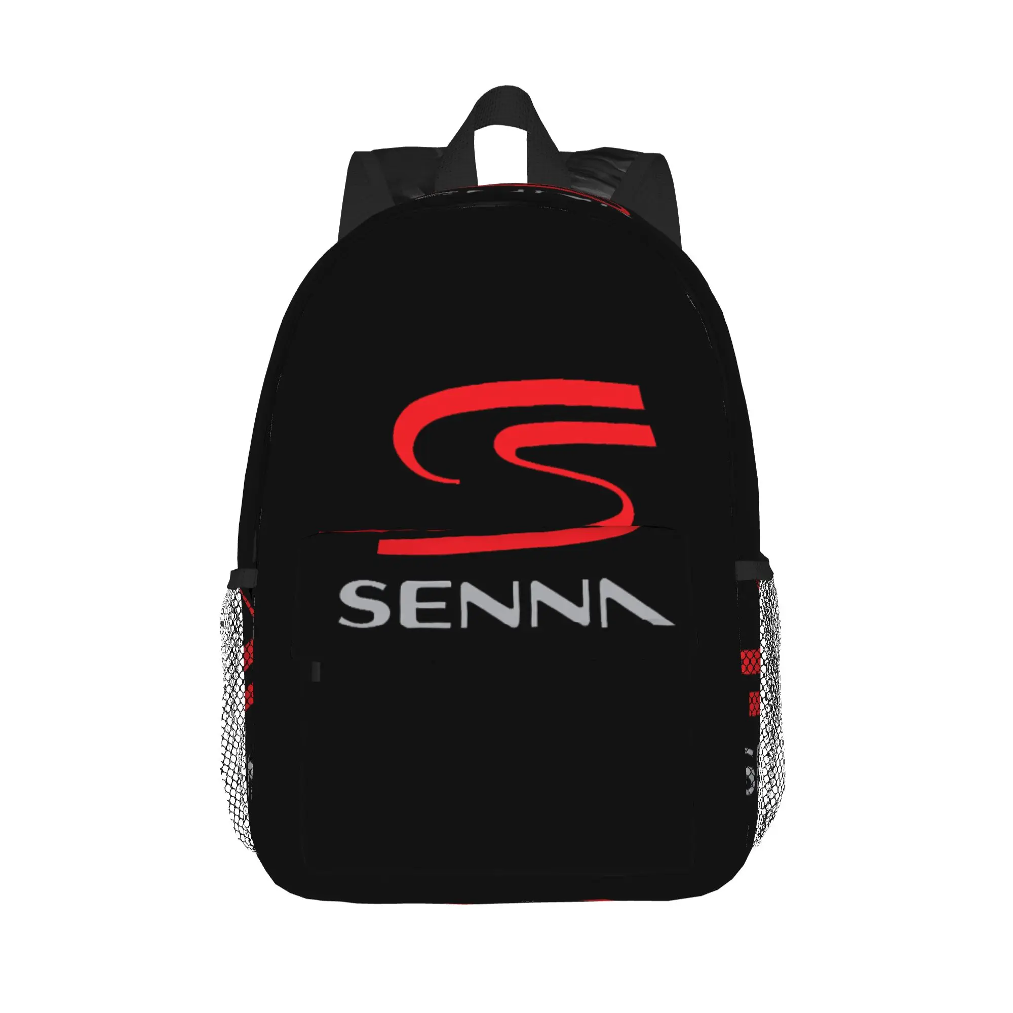 A-Ayrton-S S-Senna-S Racing Cars Logo  Backpack Hot Sale Daypack Boys Girls BookBag Shoulder Bags for Men Women School Bag