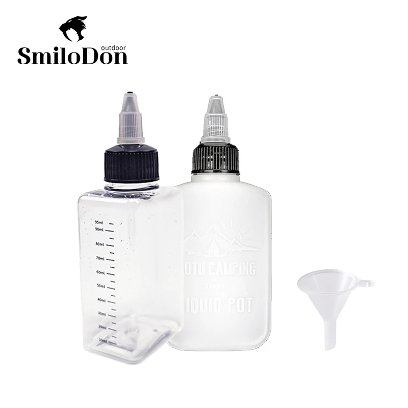 Smilodon 캠핑 조미료 냄비, 항아리 오일 병, 요리 냄비 조미료 용기, 연료 오일 디펜서 오일 버킷, 피크닉 바베큐 용품