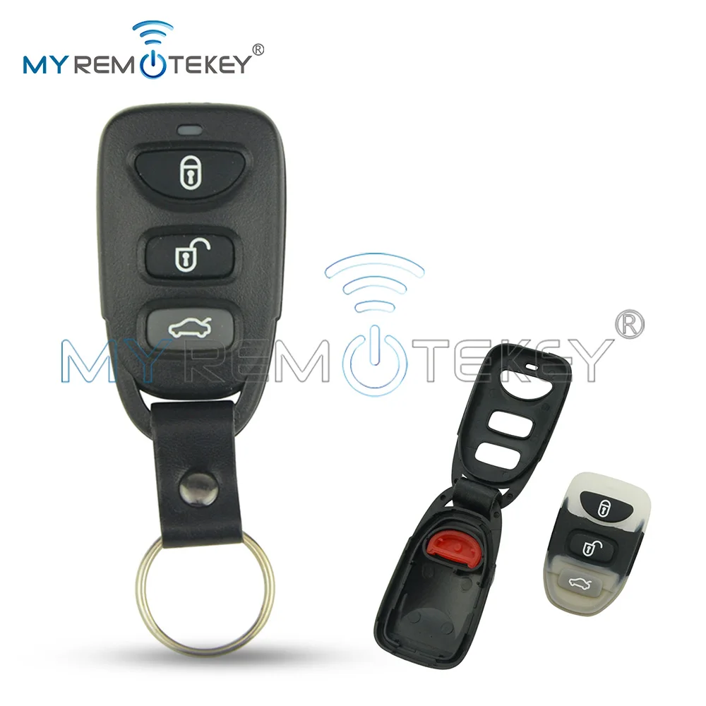 

Чехол для пульта дистанционного управления REMTEKEY, 3-кнопочный с паной для Hyundai Elantra Sonata Kia Cerato