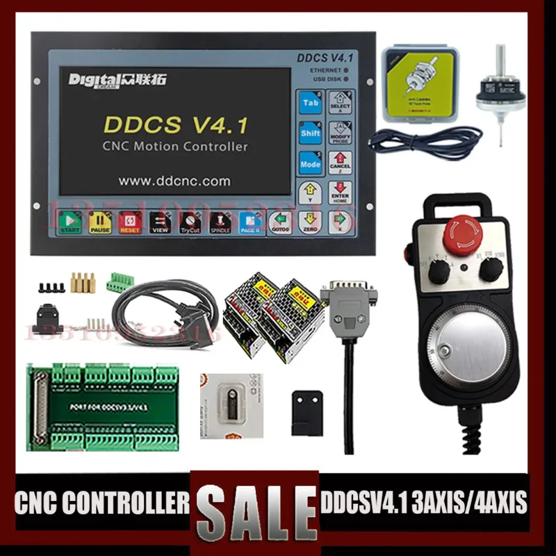 DDCSV3.1 Upgrade DDCSV4.1 3- 4-Axis Independent Off-Line Machine Tool Engraving And Milling CNC Motion Controller Kit