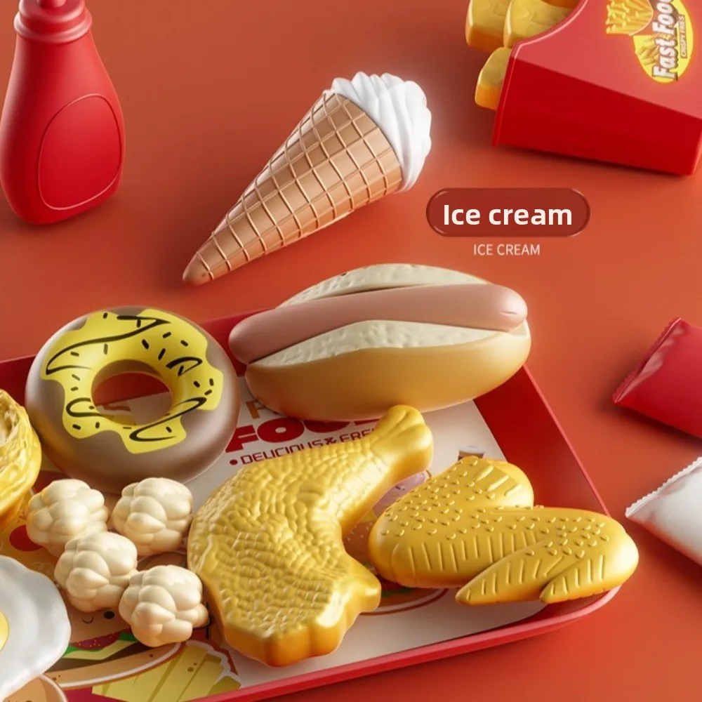 Simulation Make Kitchen Set Play Props Accessories Set Cooking Cutting Game Pretend Cooking Interactive Design Simulation Food