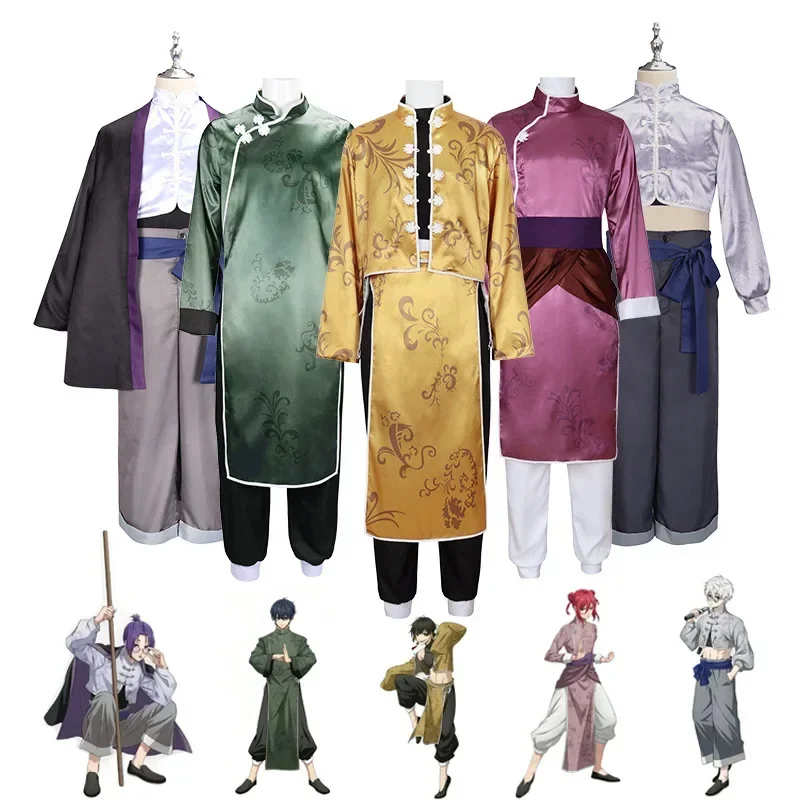 Cosplay Costume Chinese Traditional Kung Fu Uniform Halloween Nagi Chigiri Cheongsam