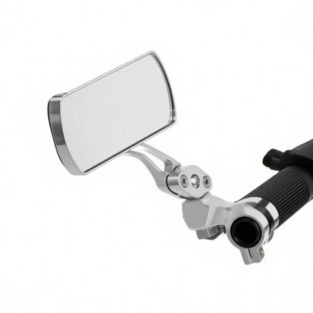 Aluminum Alloy Bike Rearview Mirror Adjustable Lightweight Bicycle Handlebar Safety Reflector Mountain Road Cycling Accessories