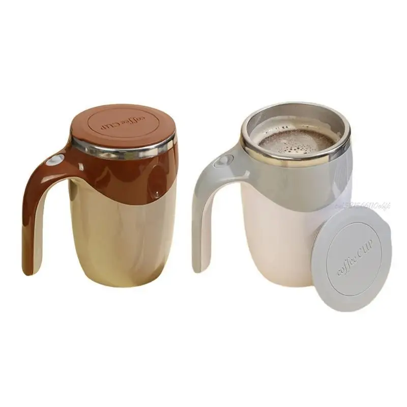 27RB القدح التلقائي القدح القابل لإعادة شحن الفولاذ المقاوم للصدأ مزج كوب لقهوة حليب