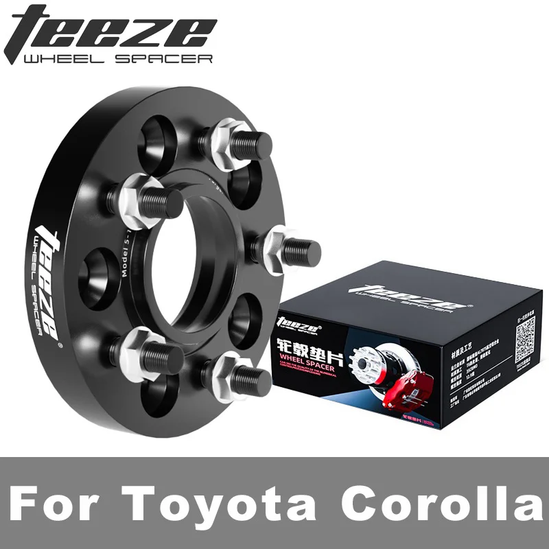 Teeze PCD 5x114.3 CB 60.1 M12X1.5 Wheel Spacer 5 Lug for Toyota Corolla RAV4 Highlander Hybrid Pickup 2W REIZ CAMRY 1piece