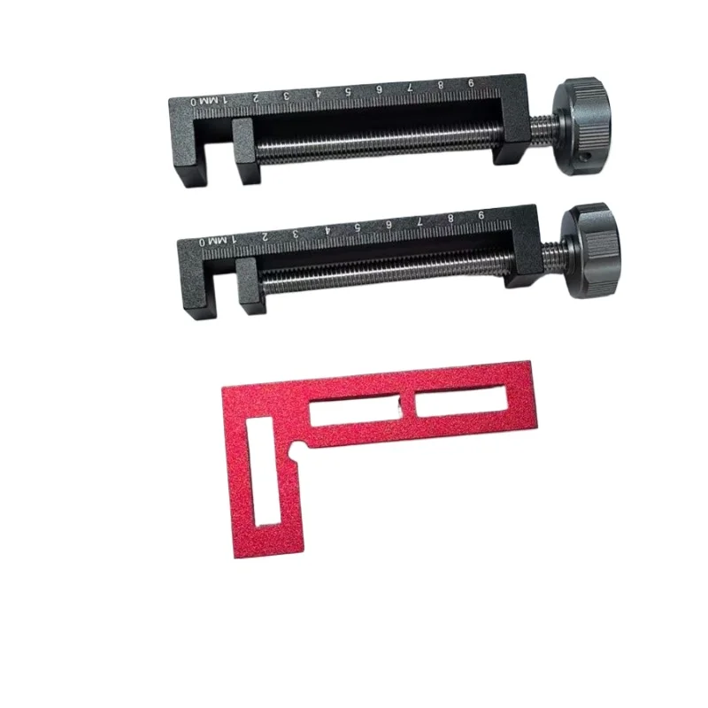 For adjustable G-clip + right angle woodworking fixture