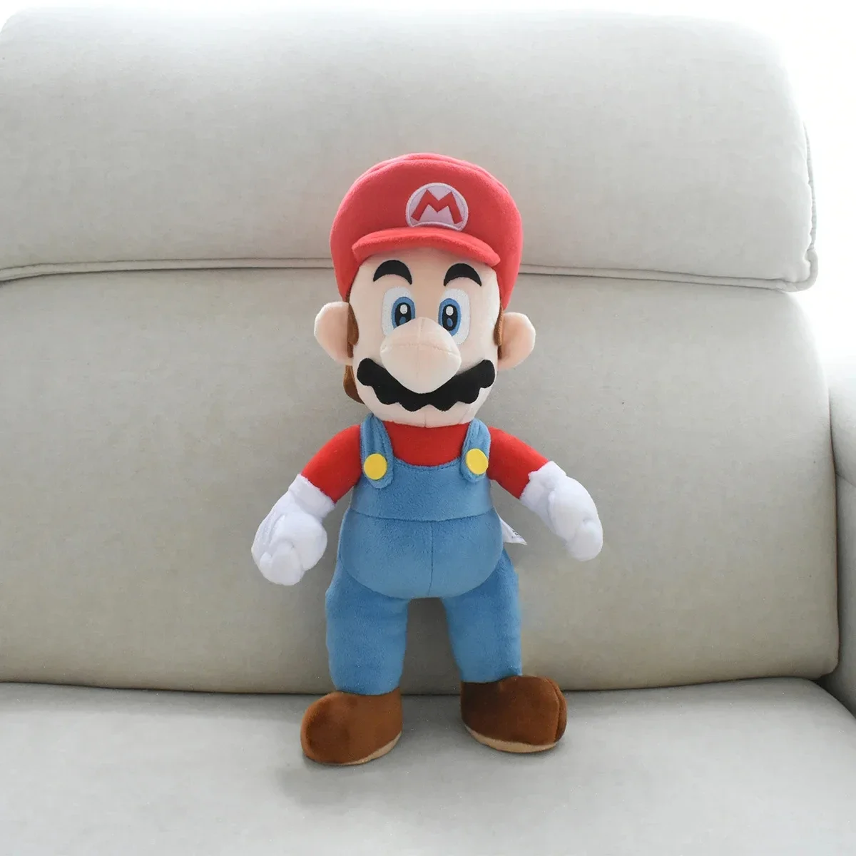 Mario juguetes de peluche Luigi juguetes de peluche muñeca de Anime Plushie para niños gran regalo de cumpleaños de Navidad para niños