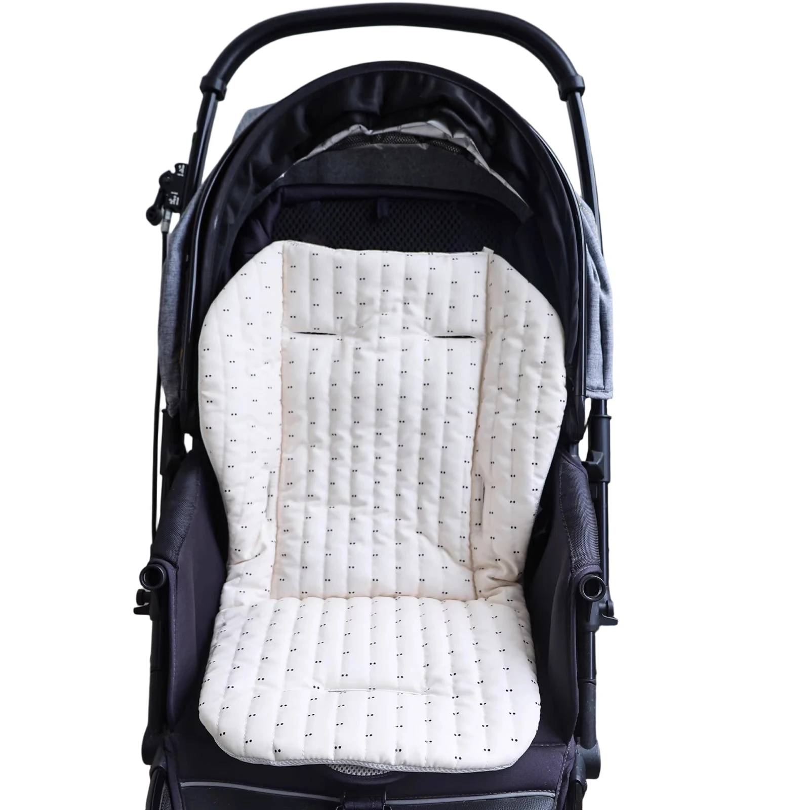 

Baby Stroller Seat Cushion Pattern Print Seat Mattress Pad for Carriage Bassinet Pram