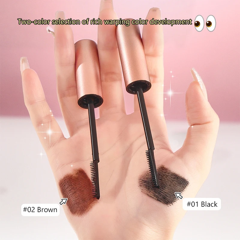 1pc Fine Tooth Comb Mascara Eye Makeup Products Essential for Natural Curling Lengthening Waterproof Slender Small Brush Head