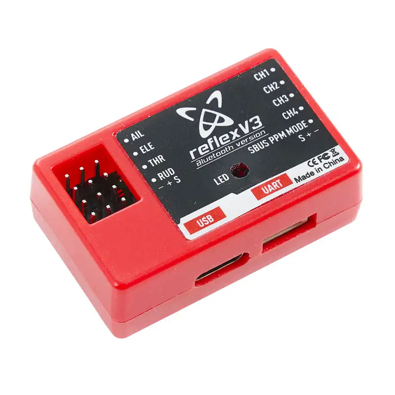 Reflex V3 Flight Controller Gyro Stabilizer for FMS Warbird RC Airplanes 70mm 80mm 980mm 1100mm 1400mm 1700mm 2000mm