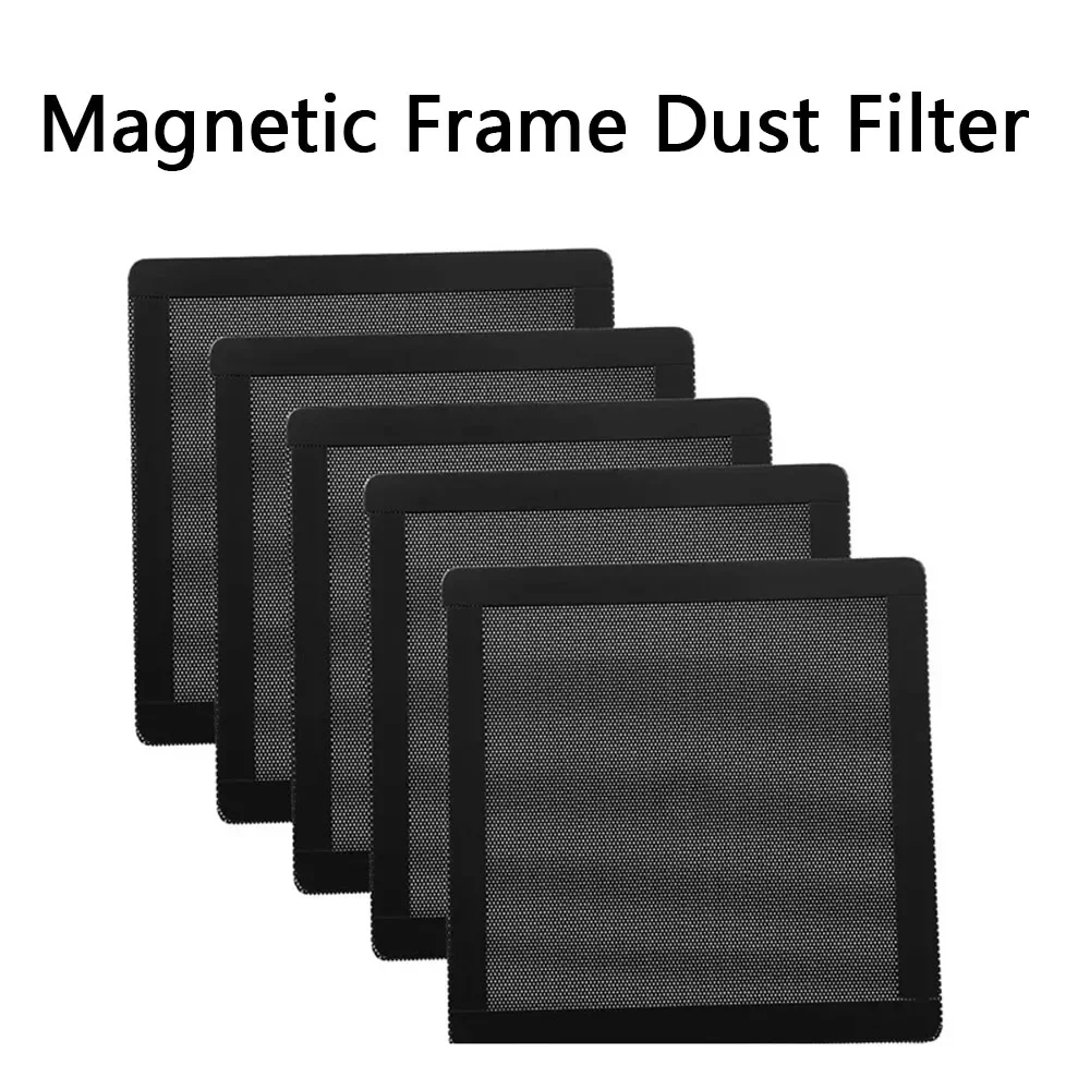 12cm Chassis Dust Filter Magnetic Frame Dustproof Mesh Cover Net Guard with Hole for PC Computer Case Cooling Fan Power Supply