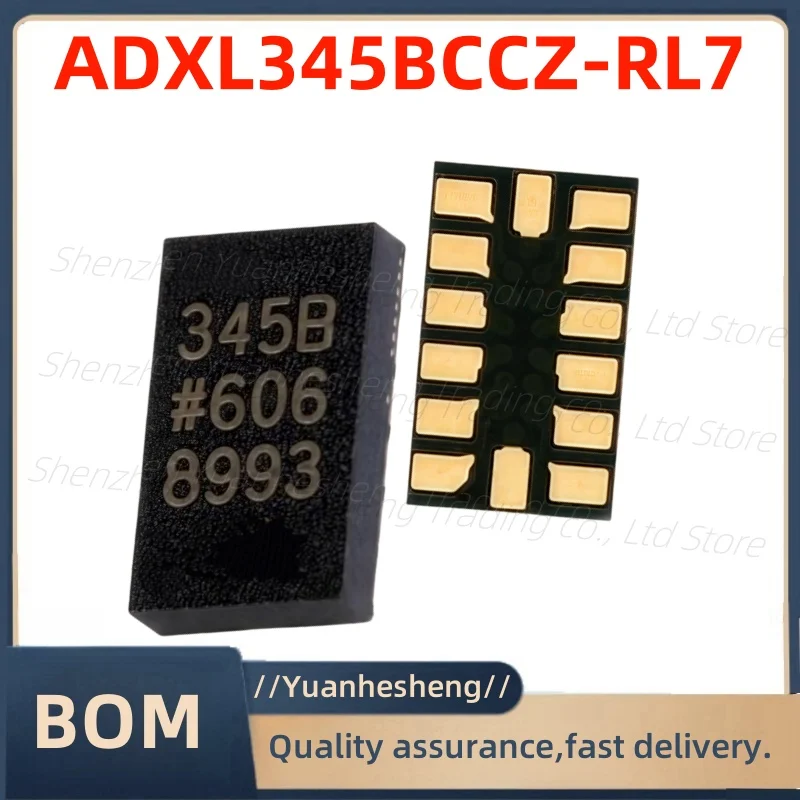 

5 pz/lotto Brand new and original ADXL345BCCZ ADXL345BCCZ-RL7 VFLGA-14 chip IC sensore accelerometro digitale a tre assi