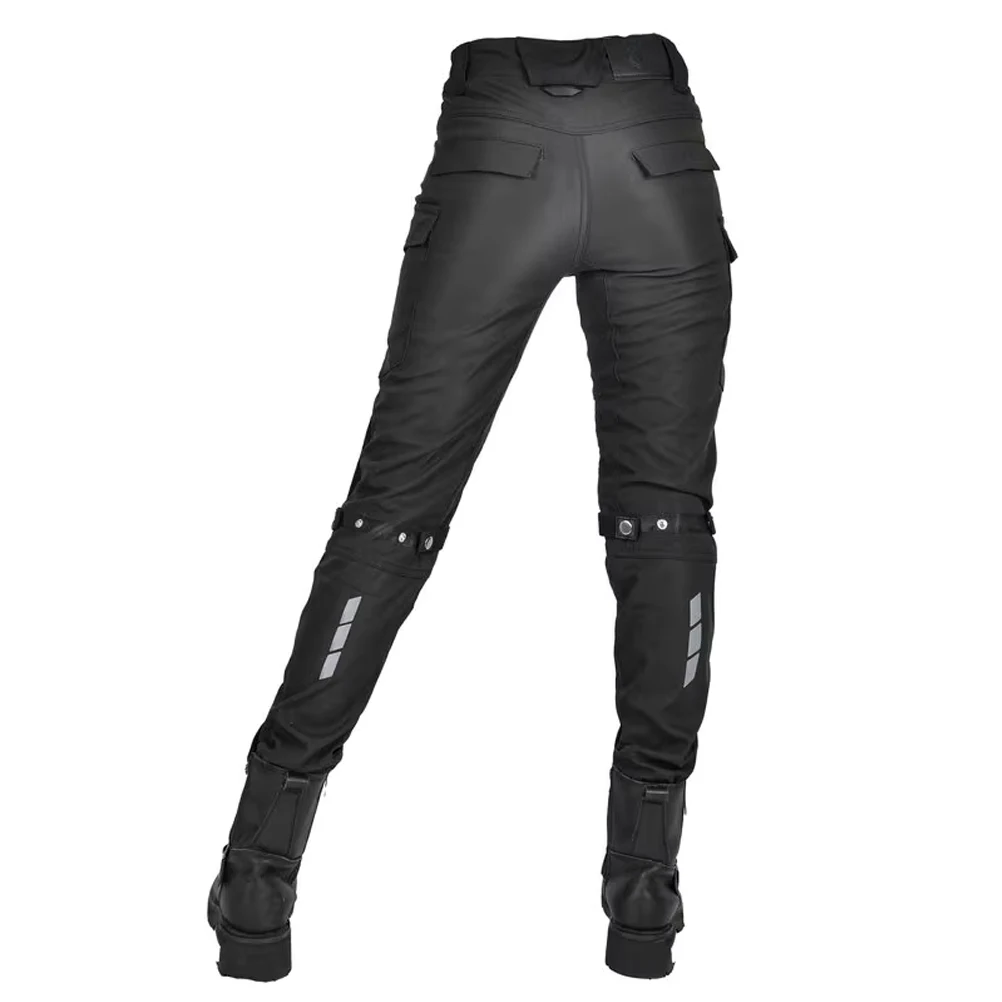 Waterproof Windproof Women Motorcycle Riding Pants with 4 X CE Armor Pads Reflective Motocross Racing Motorbike Cycling Trousers