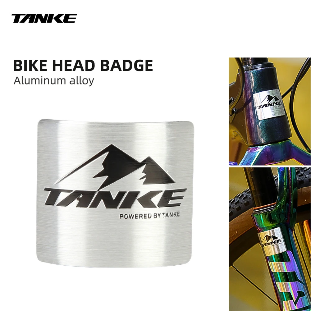 Bike Head Badge Decals Stickers For Folding Road Mountain Bicycle Fork Protective Sticker Cycling Protector Accessories 35x33mm