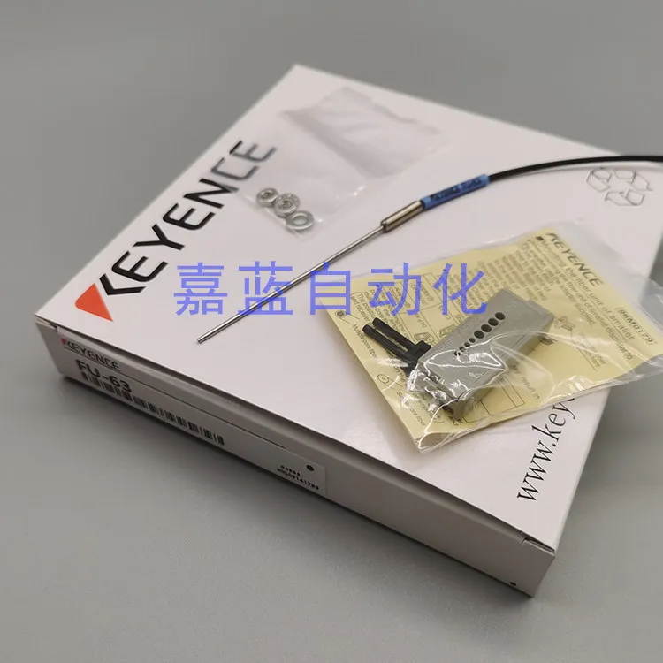 KEYENCE FU-63/FU-43 Reflective Fiber Optic Proximity Sensor with Projected Spot Technology for Precision Measurement