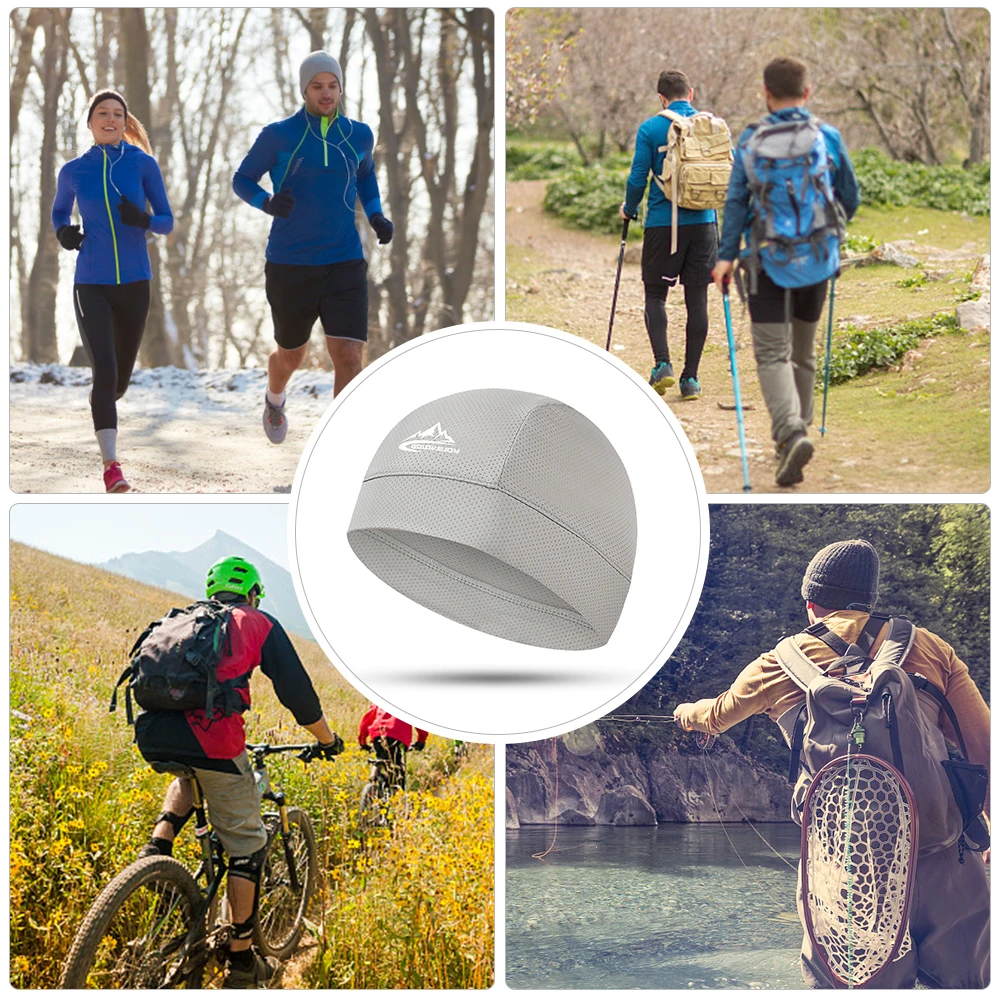 Cooling Cap Men Women Sweat Wicking Cycling Running Hat Helmet Liner