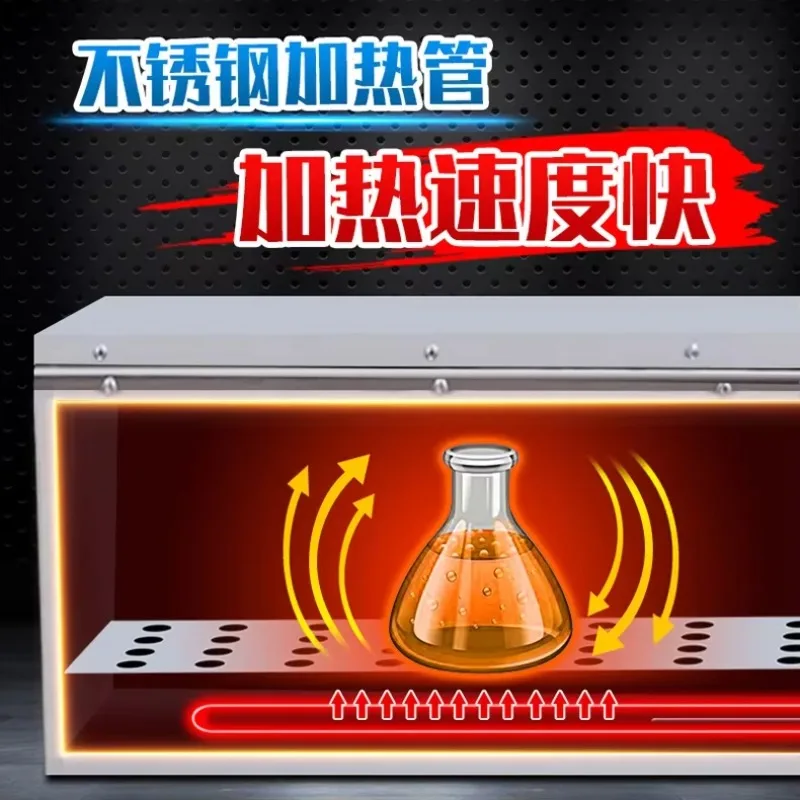 Baño de Agua con Agitación Magnética de Laboratorio TAO Tao, Pantalla Digital, Velocidad Constante, Tanque de Agua Calefactable