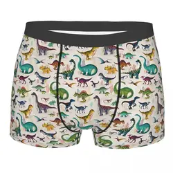 Bright Dinosaurs Man's Boxer Briefs Underwear Highly Breathable Top Quality Birthday Gifts
