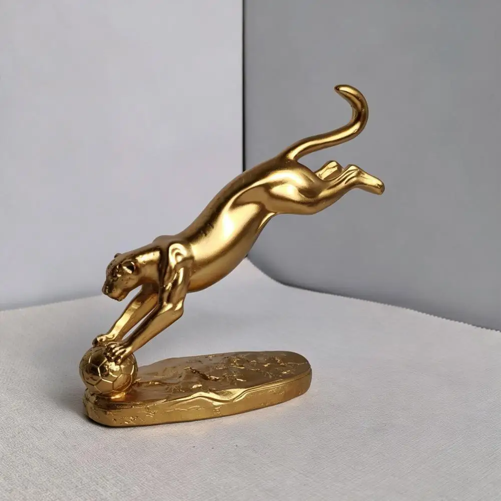 Sports Memorabilia Decoration Regional Football Souvenir Resin Soccer Figurines Mascot Sculptures Football Fan for Home