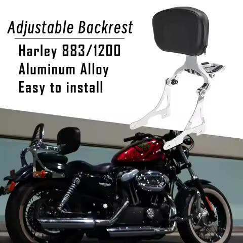 For Harley Sportster XL883 XL 1200 883 72 48 Iron 2004-later Motorcycle Rear Backrest Passenger Sissy Bar