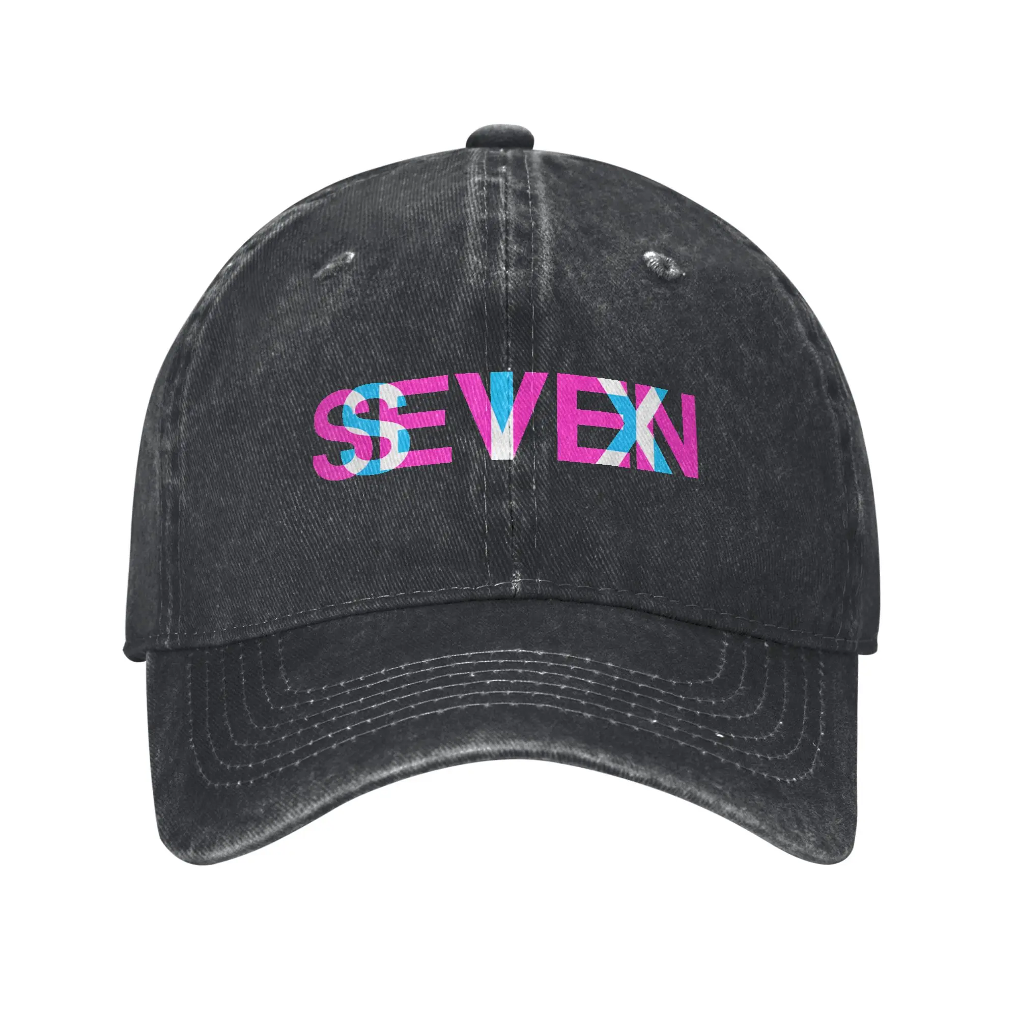Six Seven 6 7 Meme Baseball Cap Vintage Distressed Cotton Gen-Alpha Slang Sun Cap Men Women Outdoor Running Golf Adjustable Hats