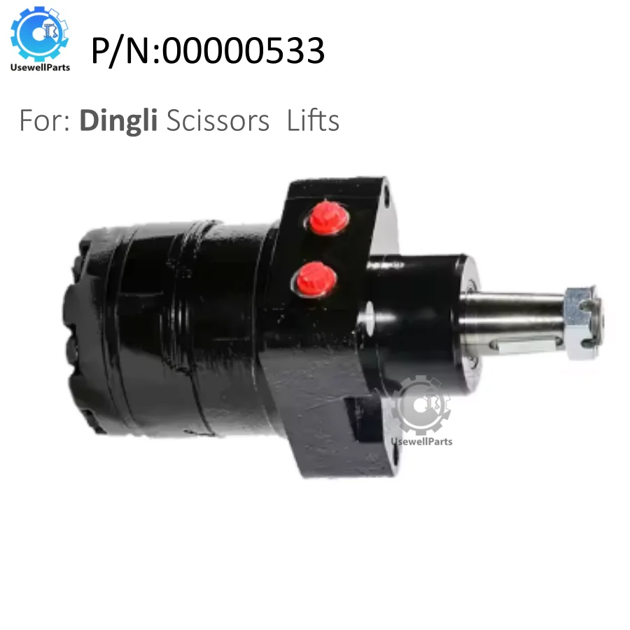 UsewellParts  00000533 Walking Hydraulic Motor For Dingli Scissors high-altitude platform Lifts