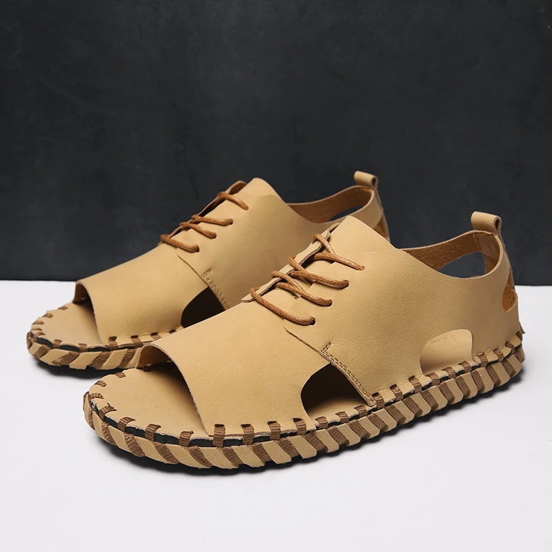 Sneakers 2026 Flat Sole Men's Walking Sandals Mens Tennis Fashion Male Chaussures Leisure Footwear Tide Man Shoe Summer Slippers