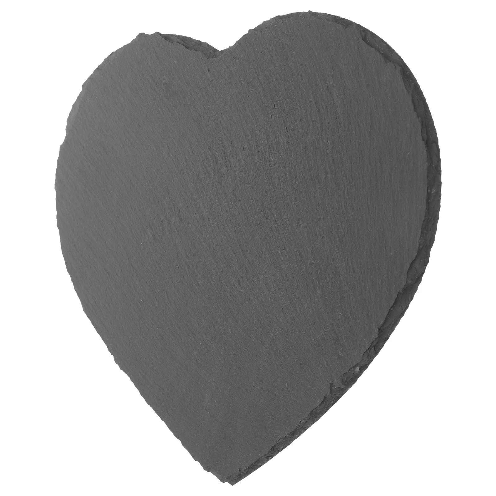 

Heart Shape Disc 20x20cm Black Stone Decoration Statue Home Office Garden Enhancement Artistic Design Durability